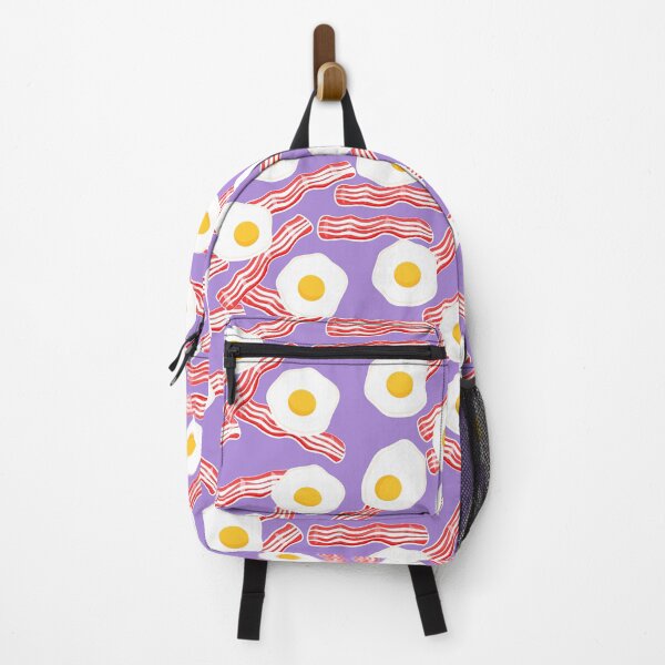 Item preview, Bacon and Eggs - Breakfast Food - Purple designed and sold by littlearrow.