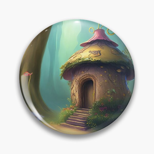 Item preview, mushroom house, kids, fun, childish, cheerful, cartoon, children, colorful designed and sold by Cyber Kids.