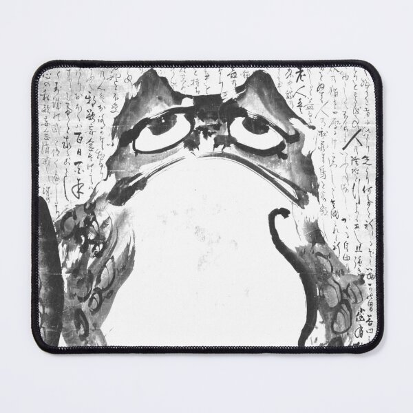 Item preview, Grumpy Frog by Getsuju - card - blackandwhite ratio 2:3 edition designed and sold by EmeraldeaArt.