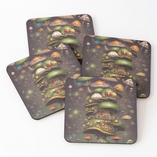 Item preview, mushroom house, kids, fun, childish, cheerful, cartoon, children, colorful designed and sold by Cyber Kids.
