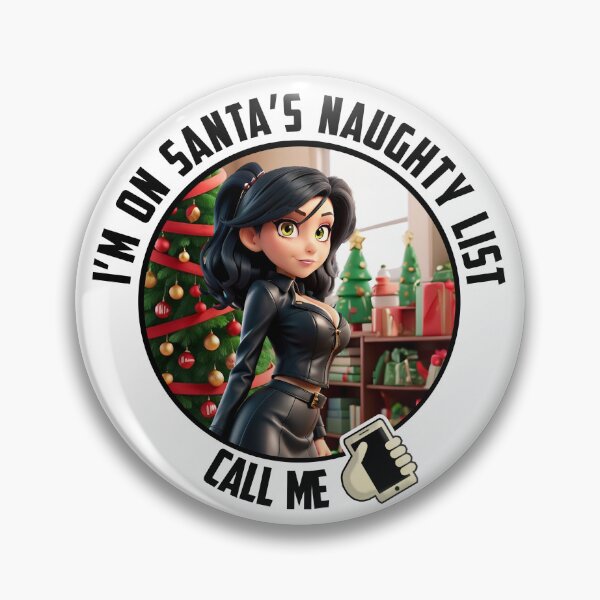 Item preview, Santa's Naughty List (Brunette) designed and sold by JakeMauiDesign.