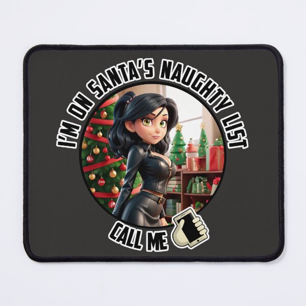 Item preview, Santa's Naughty List (Brunette) designed and sold by JakeMauiDesign.