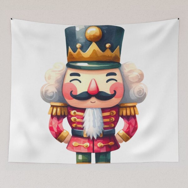 Item preview, Cartoon Nutcracker Watercolor Design designed and sold by Star-Fragment.
