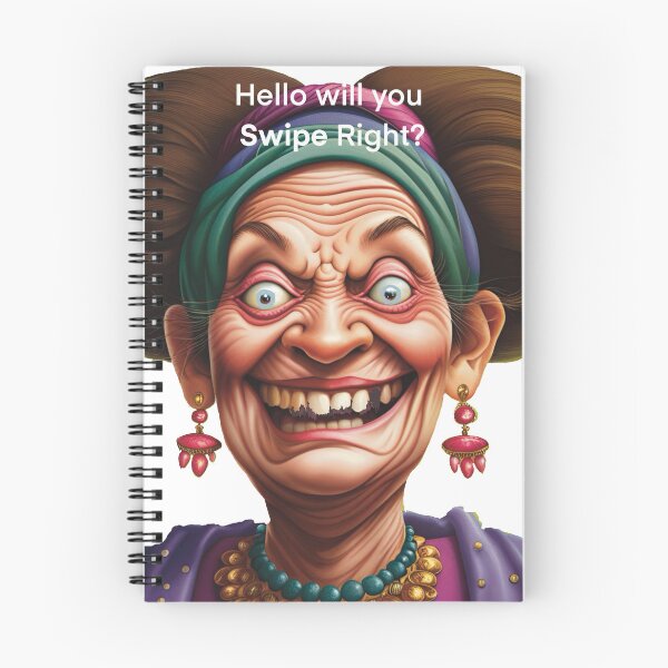 Item preview, Dating App swipe right! Humour designed and sold by Liz Loasby.
