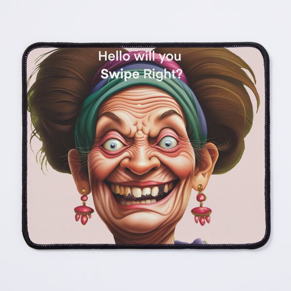 Item preview, Dating App swipe right! Humour designed and sold by Liz Loasby.