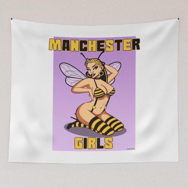 Item preview, Manchester girls, Manchester bee, Manchester honey designed and sold by jimmy-digital.