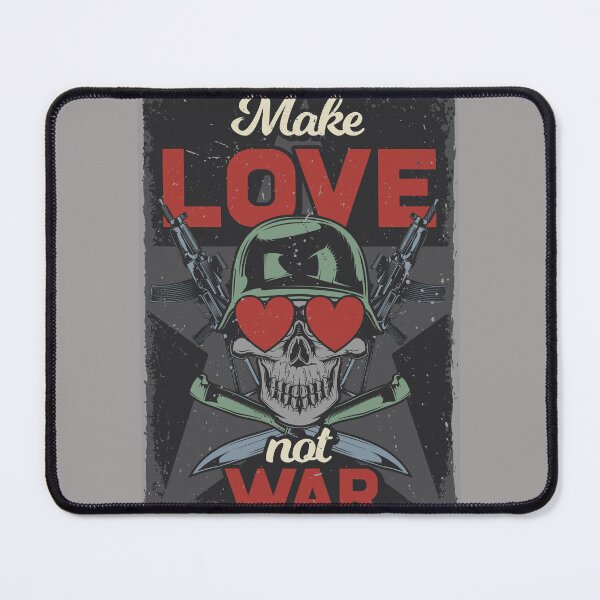Item preview, Make Love Not War-NoMoreWar- designed and sold by BLACK DESIGNER⭐⭐⭐⭐⭐.