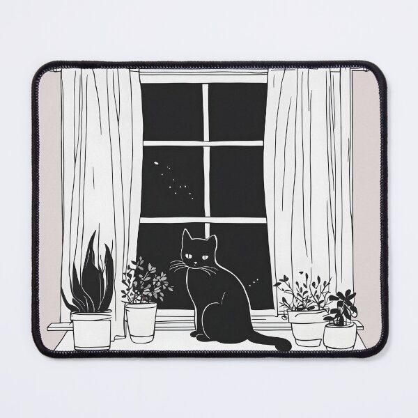 Item preview, Copy of copuCopy Copy of black cat flowers and butterflies designed and sold by Catophile.
