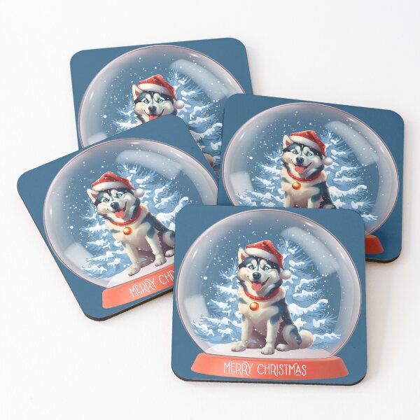 Item preview, Christmas Husky In A Snow Globe designed and sold by InnerGrow.