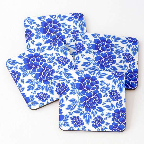Item preview, Blue Delftware Floral designed and sold by AbigailHerman.