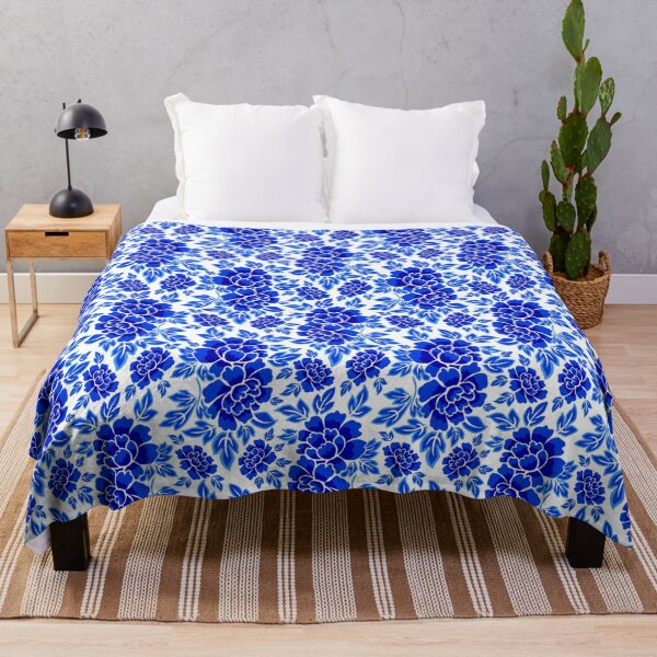 Item preview, Blue Delftware Floral designed and sold by AbigailHerman.
