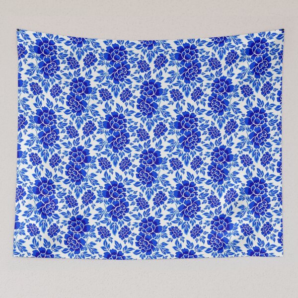 Item preview, Blue Delftware Floral designed and sold by AbigailHerman.