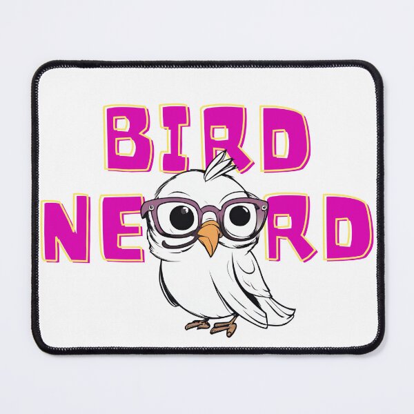 Item preview, bird nerd owl pink design designed and sold by TheWaterBirds.