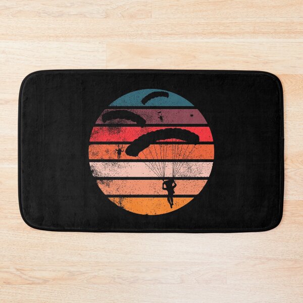 Artikelvorschau,  Fallschirmspringen bei Sonnenuntergang, Fallschirmspringer, Fallschirmjäger bei Retro-Sonnenuntergang, klassisches T-Shirt entworfen und verkauft von MAGness.