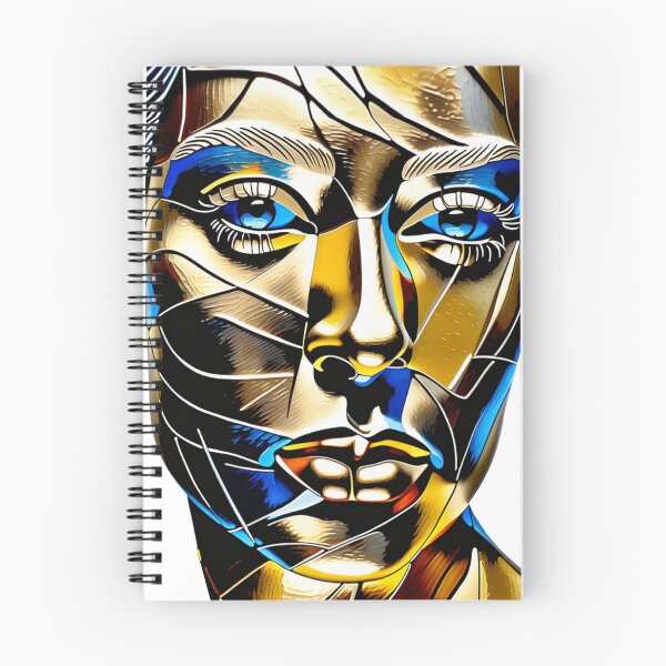 Item preview, woman face glass art designed and sold by ShabayekShop.