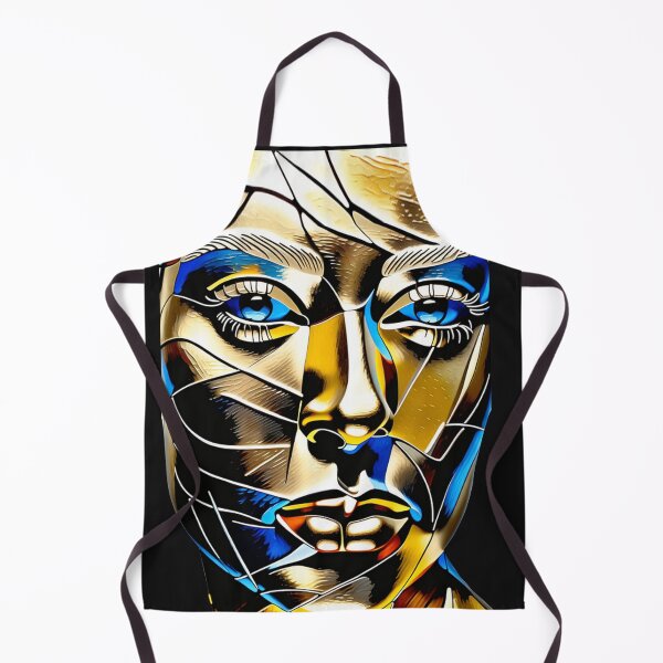 Item preview, woman face glass art designed and sold by ShabayekShop.