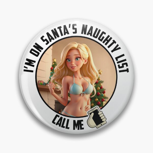 Item preview, Santa's Naughty List (Blond) designed and sold by JakeMauiDesign.