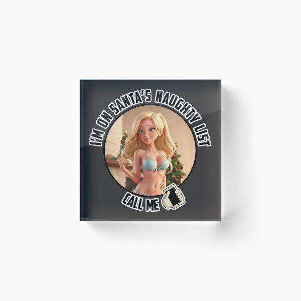 Item preview, Santa's Naughty List (Blond) designed and sold by JakeMauiDesign.