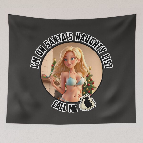 Item preview, Santa's Naughty List (Blond) designed and sold by JakeMauiDesign.