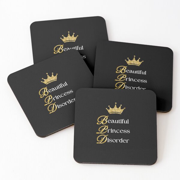 Item preview, BPD Beautiful Princess Disorder Black & Gold designed and sold by ltimpson.