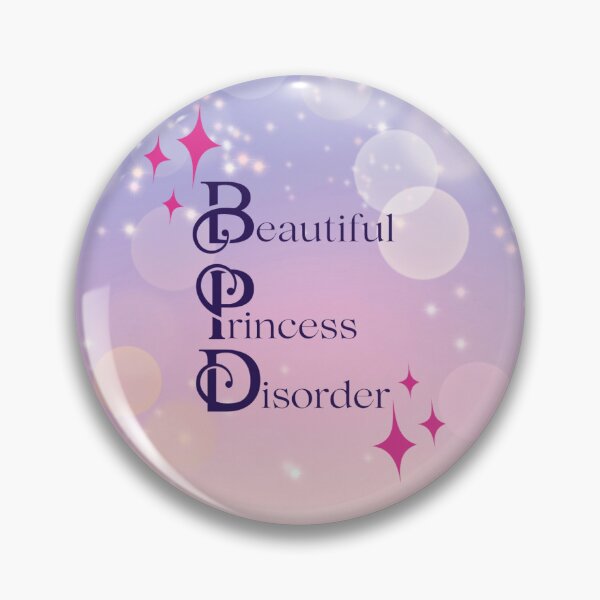 Item preview, BPD Beautiful Princess Disorder Purple & Pink Sparkle designed and sold by ltimpson.