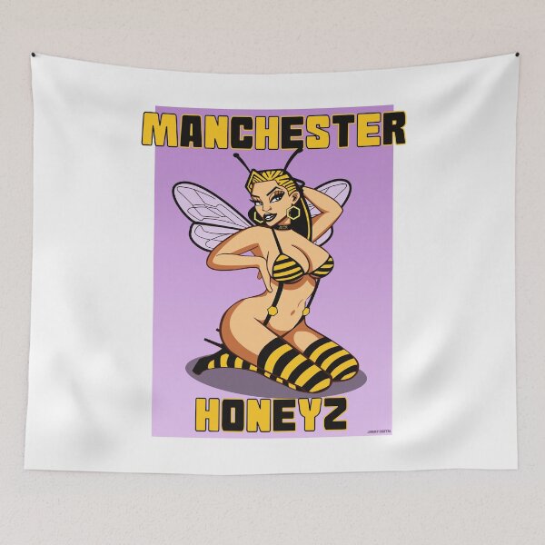 Item preview, Manchester honeyz, Manchester bee, Manchester girl designed and sold by jimmy-digital.
