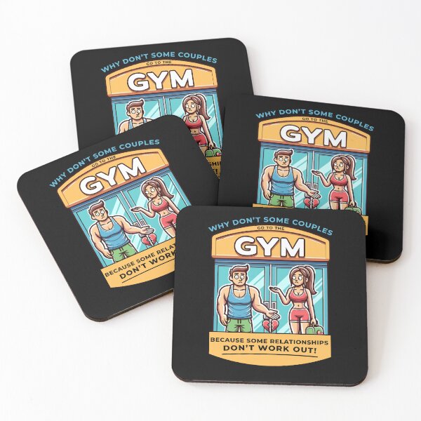 Item preview, Couples Gym Pun - Fitness Humor Sticker designed and sold by RyanBelandres.