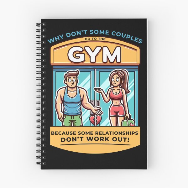 Item preview, Couples Gym Pun - Fitness Humor Sticker designed and sold by RyanBelandres.