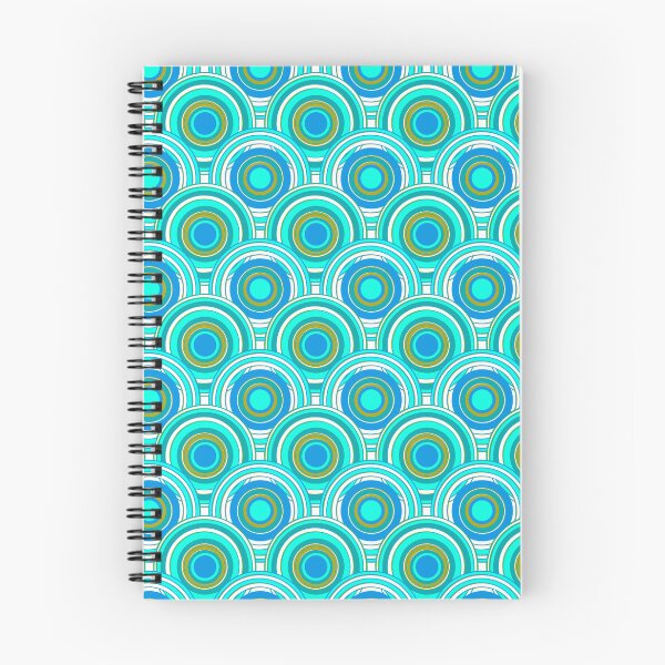 Item preview, Round and Round turquoise designed and sold by TOCPaintsForMe.