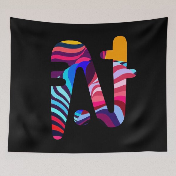 Item preview, Monogram Letter N designed and sold by CatCoconut-Art.
