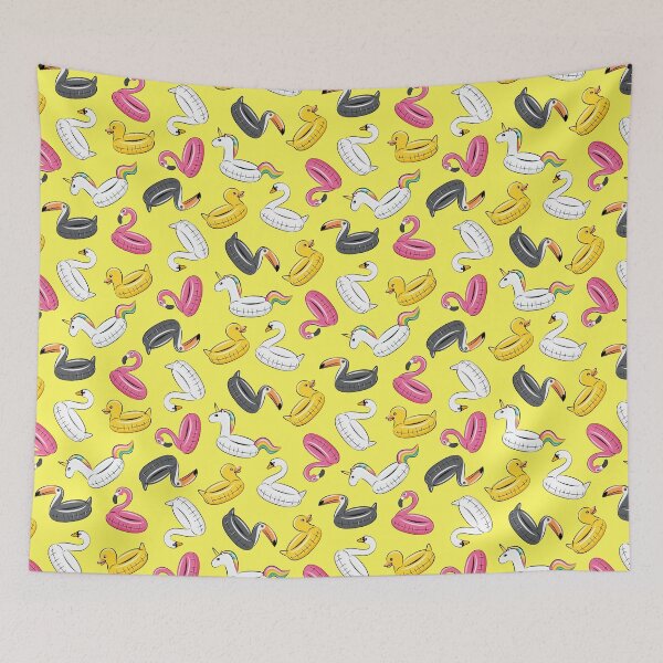 Item preview, Pool Floats - yellow - summer  designed and sold by littlearrow.