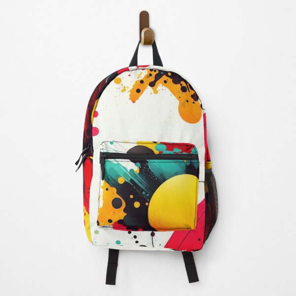 Item preview, Chromatic Interplay: Red, Black, and Yellow Circles Composition designed and sold by ReplyGirl.