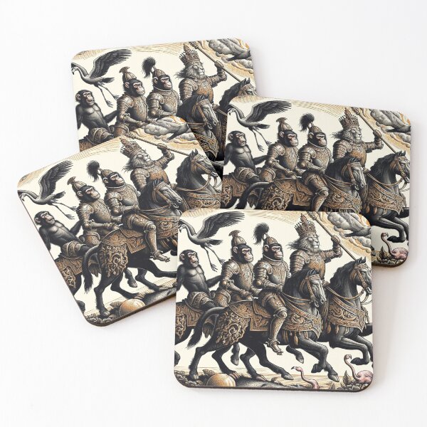 Item preview, Animals on horseback designed and sold by DaBRATKO.