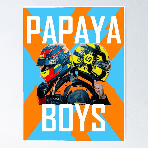 Item preview, Papaya Boys : Lando Norris and Oscar Piastri Mclaren F1 Team designed and sold by cjd1017.