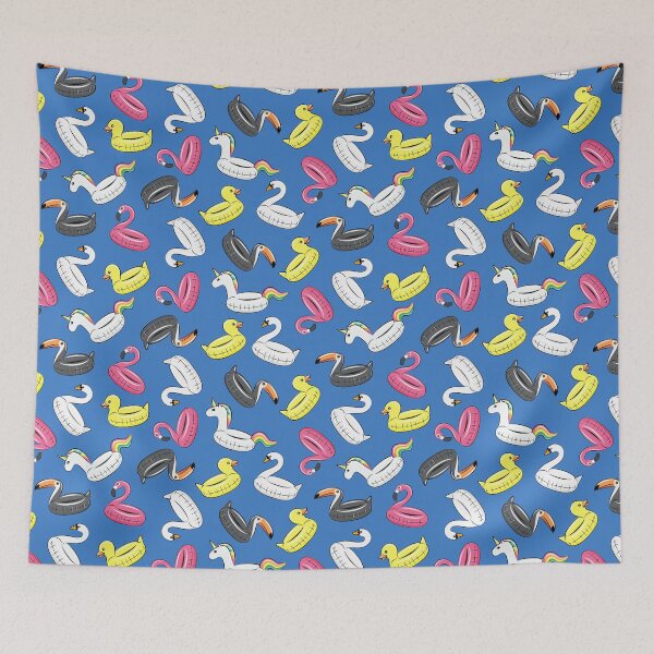 Item preview, Pool Floats - blue - summer  designed and sold by littlearrow.