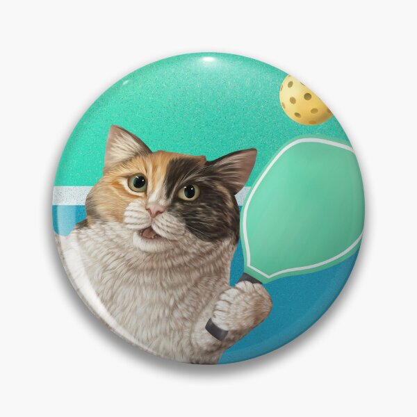 Item preview, Calico pickleball cat designed and sold by Mehu.