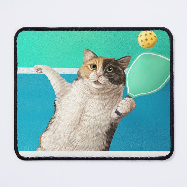 Item preview, Calico pickleball cat designed and sold by Mehu.
