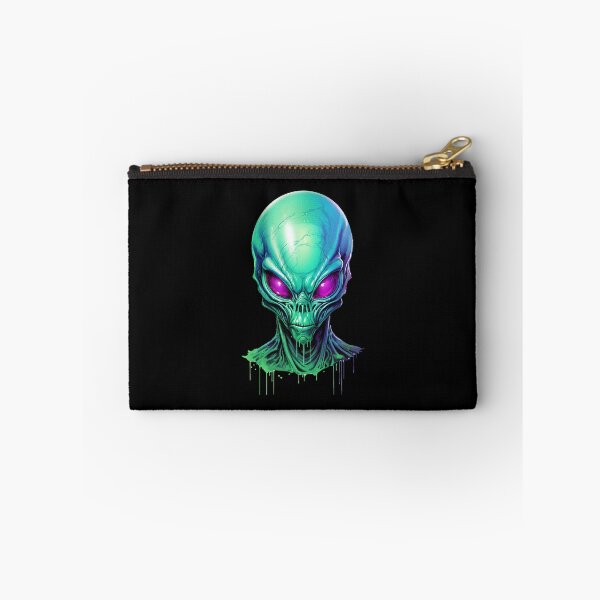 Item preview, Alien portrait in green, extraterrestrial creature designed and sold by Andrea-Design.