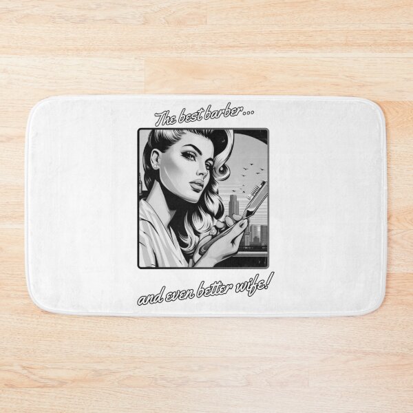Item preview, Barber Girl no.4 - The best barber! designed and sold by QvDesigns.