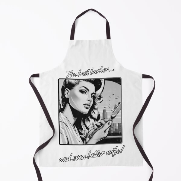Item preview, Barber Girl no.4 - The best barber! designed and sold by QvDesigns.