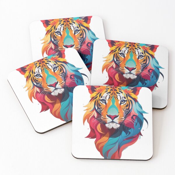 Item preview, "Vibrant Lioness: Colors of the Jungle in Her Mane" designed and sold by geartes.