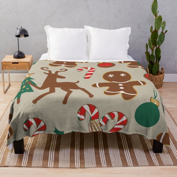 Item preview, Festive Cartoon Deer Celebrating Christmas with a Snowy Winter Tree designed and sold by Andrewmedia.