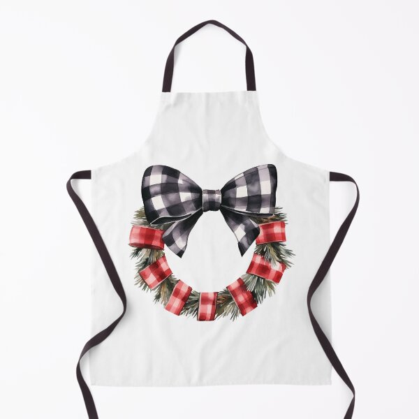 Item preview, Christmas Plaid Wreath with a Bow designed and sold by ReverseBleach.