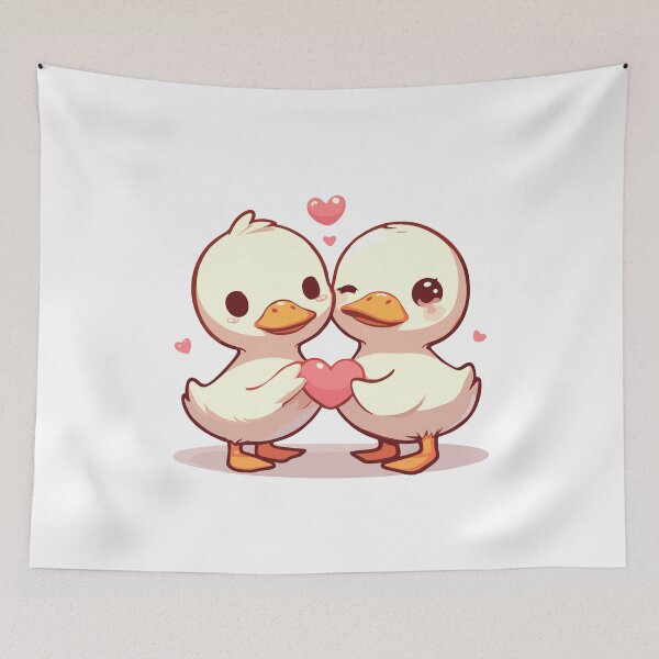 Item preview, Cute duck in love designed and sold by Global Arts.