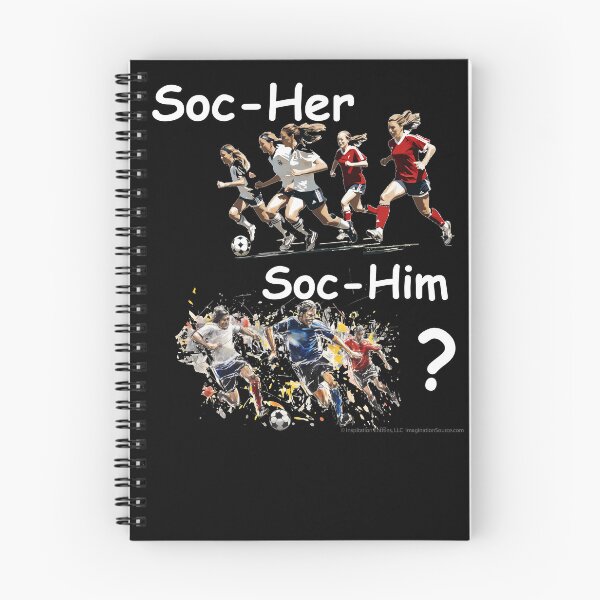 Item preview, Is It Soc-Her or Soc-Him?  For DARK Backgrounds designed and sold by The Imagination Source™.