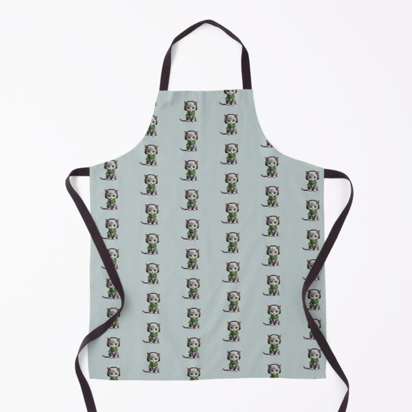 Item preview, An adorable kitty wearing headphones and a green scarf designed and sold by NiRia Spot.