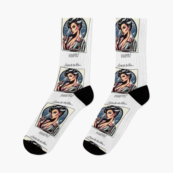Item preview, Barber Girl no.5 - Love is in the hair! designed and sold by QvDesigns.