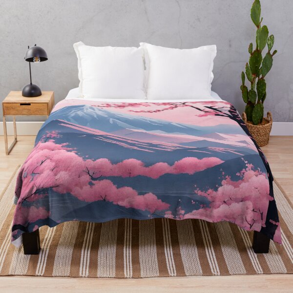 Artikelvorschau, Mountains sakura trees entworfen und verkauft von teacherpeiyuan.