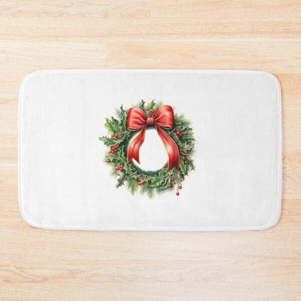 Item preview, Christmas Wreath with a Bow designed and sold by ReverseBleach.