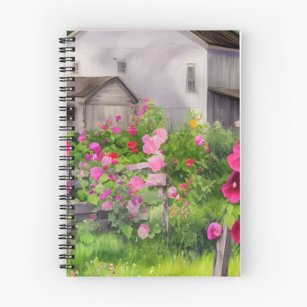 Item preview, Hollyhocks At The Old Home Place designed and sold by Paw's Arts.